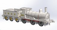 TOTAAL 25-1-2025 Complete loco and tender assembly.JPG